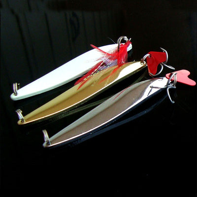 25g/30g sea fishing lures bass lures fishing tackle Chinese fishing equipment spoon lure 10pcs free shipping