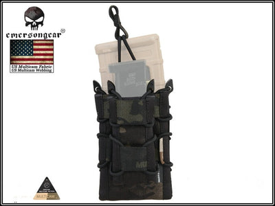 NEW Multicam Black EMERSON Airsoft Hunting Mag Double Magazine Pouch military army bag MOLLE Emerson EM6346 MCAD MCTP