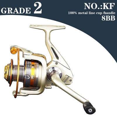 HOT Selling High Quality Cheapest Spinning Reel Fishing Reel 1000-9000 Series Pre-Loading Spinning Wheel  Ball Bearing Reels 04