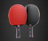 Huieson 2Pcs Upgraded 5 Star Carbon Table Tennis Racket Set Lightweight Powerful Ping Pong Paddle Bat with Good Control