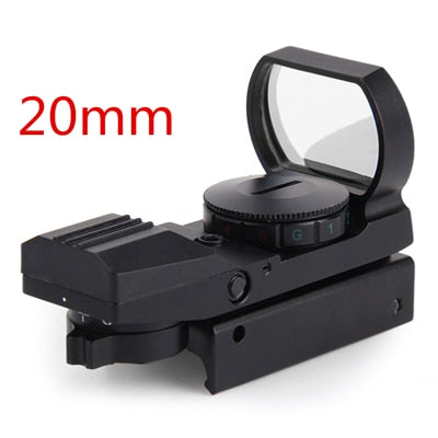 11 /20 mm Rail Riflescope Hunting Airsoft Optics Scope Holographic Red Dot Sight Reflex 4 Reticle Tactical Gun Accessories Hot