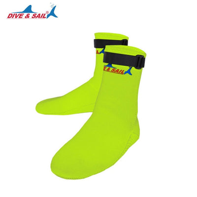 DIVE&SAIL 3mm Neoprene Scuba Diving Socks Shoes Scratch Proof Non-slip Winter Water Sports Snorkeling Surfing Swimming Boots