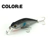 Mr.Charles CMC015 Fishing Lures 70mm/8.5g Shad , 0-0.8M Floating , Quality Professional Minnow Hard Bait 3D Eyes Crankbait