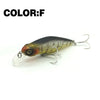 Mr.Charles CMC015 Fishing Lures 70mm/8.5g Shad , 0-0.8M Floating , Quality Professional Minnow Hard Bait 3D Eyes Crankbait