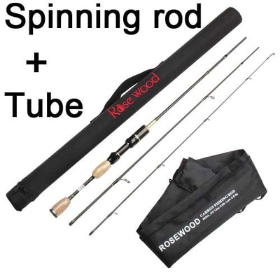 Spinpoler 1.8m Ul Fishing Rod Spinning Casting 3 Sections Travel Carbon Rod Lure 0.8-5g Baitcasting Spinning UL Fishing Rod