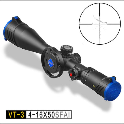 DISCOVERY VT-3 4-16X50 SFAI FFP First Front Focal Plane Air Rifle Hunting Scope With Rangefinder Tactical Reticle with sunshade