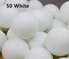 30 50 100 Pcs 2-Star 40+mm 2.8g Table Tennis Balls Ping pong Ball White Orange Pingpong Ball Amateur Advanced Training Ball