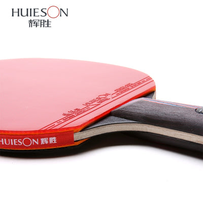 Double Face Pimples-in carbon bat table tennis racket with rubber pingpong paddle short handle tennis table rackt long handle