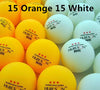 30  50 100 Pcs 3-Star 40mm 2.9g Table Tennis Balls Ping pong Ball White Orange Pingpong Ball Amateur Advanced Training Ball