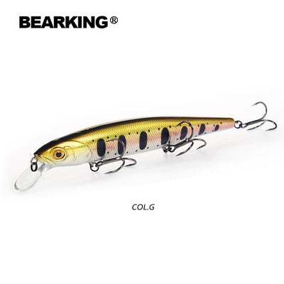 Bearking 2018 New hot model 128mm 23g professional quality fishing lures hard bait dive 1.5m quality wobblers minnow