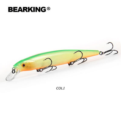 Bearking 2018 New hot model 128mm 23g professional quality fishing lures hard bait dive 1.5m quality wobblers minnow