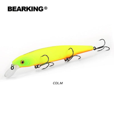 Bearking 2018 New hot model 128mm 23g professional quality fishing lures hard bait dive 1.5m quality wobblers minnow