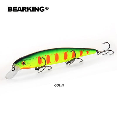 Bearking 2018 New hot model 128mm 23g professional quality fishing lures hard bait dive 1.5m quality wobblers minnow