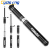 Cycloving Bicycle Pump Bike Pump Schrader MINI Portable Presta Valve 160PSI Aluminium Flexible hope Cycling MTB Air Inflator