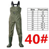 High-Jump 0.35mm Breathable Clothes for Fishing Waders Waterproof 700D Nylon+PVC Chest Height Pocket+Belt Hunting Fish Overalls