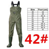 High-Jump 0.35mm Breathable Clothes for Fishing Waders Waterproof 700D Nylon+PVC Chest Height Pocket+Belt Hunting Fish Overalls