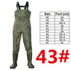 High-Jump 0.35mm Breathable Clothes for Fishing Waders Waterproof 700D Nylon+PVC Chest Height Pocket+Belt Hunting Fish Overalls