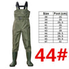 High-Jump 0.35mm Breathable Clothes for Fishing Waders Waterproof 700D Nylon+PVC Chest Height Pocket+Belt Hunting Fish Overalls