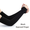 Men Pure Color Arm Sleeve Sport Running Cycling Golf Fishing Fingerless Arm Warmers Women Ciclismo Basketball Cuff Sleeves