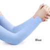 Men Pure Color Arm Sleeve Sport Running Cycling Golf Fishing Fingerless Arm Warmers Women Ciclismo Basketball Cuff Sleeves