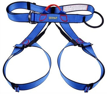 Xinda Professional Outdoor Sports Safety Belt Rock Climbing Harness Waist Support Half Body Harness Aerial Survival Equipment