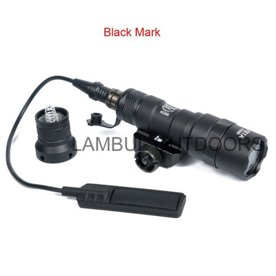 Lambul Tactical M300 M300B MINI Scout Light Outdoor Rifle Hunting Flashlight 400 lumen Weapon Light LED Lanterna Fit 20mm Rail