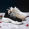 2019 New Women's Chunky Sneakers Basket Women Casual Platform Shoes Canvas Female Trainers Ulzzang Dad Shoes  High Top Sneakers