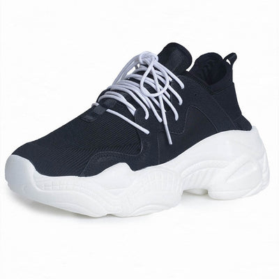 2019 New Women's Chunky Sneakers Basket Women Casual Platform Shoes Canvas Female Trainers Ulzzang Dad Shoes  High Top Sneakers