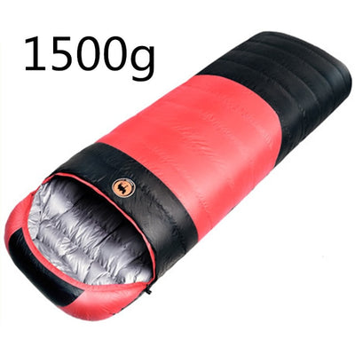 1.5kg/1.7kg Ultralight Envelope Sleeping Bag Outdoor Camping Duck Down Autumn Sleeping Bag Comfortably Sleeping Bag 210*80cm