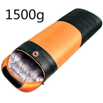 1.5kg/1.7kg Ultralight Envelope Sleeping Bag Outdoor Camping Duck Down Autumn Sleeping Bag Comfortably Sleeping Bag 210*80cm