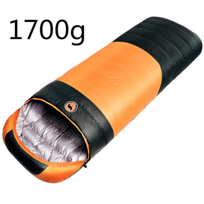 1.5kg/1.7kg Ultralight Envelope Sleeping Bag Outdoor Camping Duck Down Autumn Sleeping Bag Comfortably Sleeping Bag 210*80cm