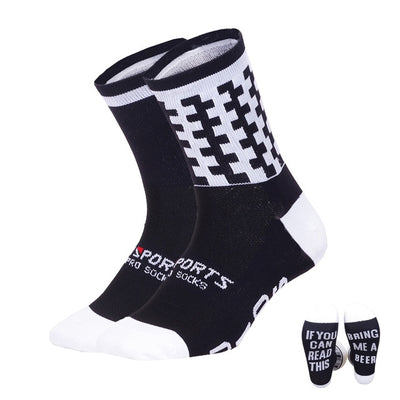 New High Quality Professional Cycling Socks Men Women Road Bicycle Socks Outdoor Brand Racing Running MTB Bike Compression Socks