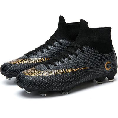 Men's High Top Training Ankle AG Sole Outdoor Cleats Football Shoes Spike High Ankle Men Football Boots Original Cleats