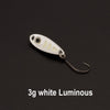 Free shipping fishing lure spoon 1.5g 3g 5g  Baits Metal Spoons Paillette isca Artificial Lure Carp Fishing pesca Bass Wobblers