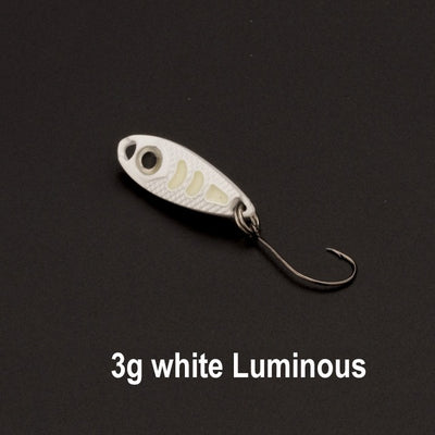 Free shipping fishing lure spoon 1.5g 3g 5g  Baits Metal Spoons Paillette isca Artificial Lure Carp Fishing pesca Bass Wobblers