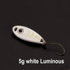 Free shipping fishing lure spoon 1.5g 3g 5g  Baits Metal Spoons Paillette isca Artificial Lure Carp Fishing pesca Bass Wobblers