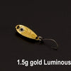 Free shipping fishing lure spoon 1.5g 3g 5g  Baits Metal Spoons Paillette isca Artificial Lure Carp Fishing pesca Bass Wobblers