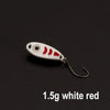 Free shipping fishing lure spoon 1.5g 3g 5g  Baits Metal Spoons Paillette isca Artificial Lure Carp Fishing pesca Bass Wobblers