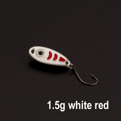 Free shipping fishing lure spoon 1.5g 3g 5g  Baits Metal Spoons Paillette isca Artificial Lure Carp Fishing pesca Bass Wobblers