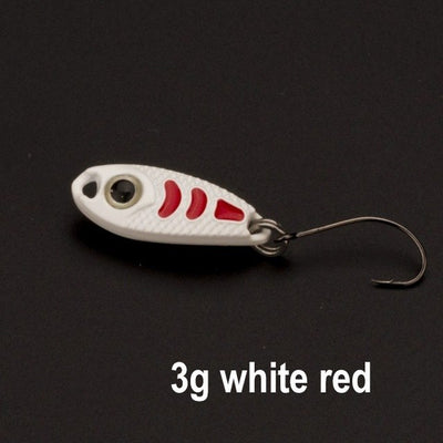 Free shipping fishing lure spoon 1.5g 3g 5g  Baits Metal Spoons Paillette isca Artificial Lure Carp Fishing pesca Bass Wobblers