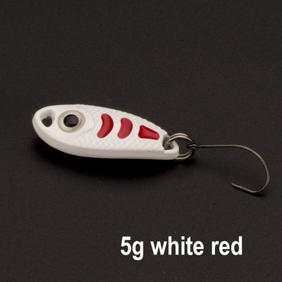 Free shipping fishing lure spoon 1.5g 3g 5g  Baits Metal Spoons Paillette isca Artificial Lure Carp Fishing pesca Bass Wobblers