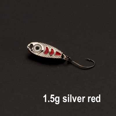 Free shipping fishing lure spoon 1.5g 3g 5g  Baits Metal Spoons Paillette isca Artificial Lure Carp Fishing pesca Bass Wobblers