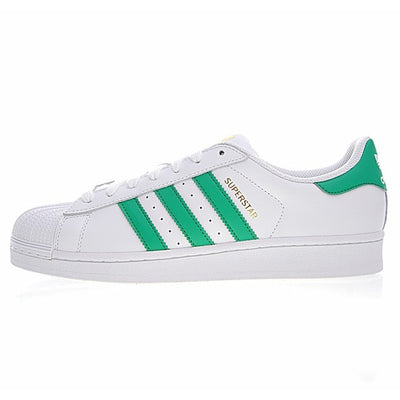 Adidas Official SUPERSTAR Clover Women's And Men's Skateboarding Shoes Sport Outdoor Sneakers Low Top Designer Good Quality