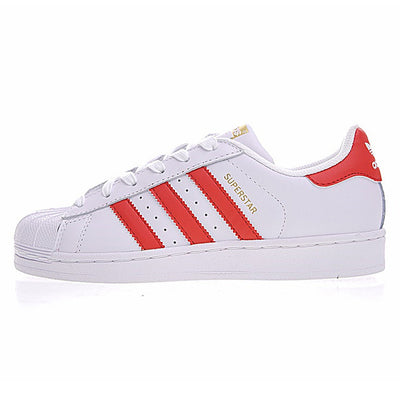 Adidas Official SUPERSTAR Clover Women's And Men's Skateboarding Shoes Sport Outdoor Sneakers Low Top Designer Good Quality