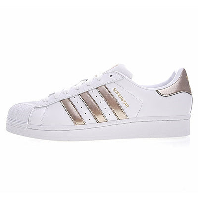 Adidas Official SUPERSTAR Clover Women's And Men's Skateboarding Shoes Sport Outdoor Sneakers Low Top Designer Good Quality