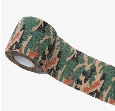 5cmx4.5m Camping Camo Outdoor Hunting Shooting Tool Camouflage Stealth Tape Waterproof Wrap Durable Army