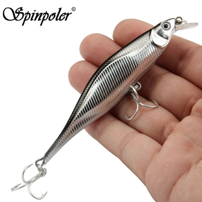 2019 Spinpoler New Fishing Lures,Minnow Crank 11cm 11g.Artificial Japan Hard Bait Wobbler Swimbait Hot Model Crank Bait 5 Colors