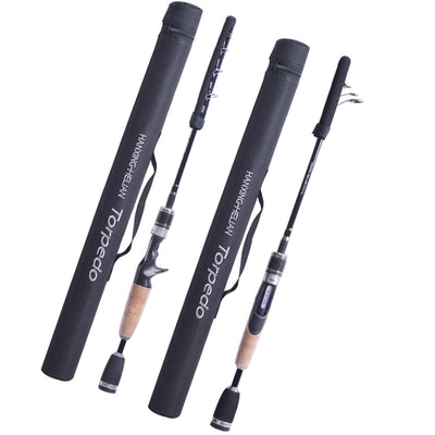 Carbon Telescopic UL Fishing Rod pole 1.8m 2g-7g Ultralight Portable Travel Spinning Casting Rods with Rod Bag for Trout Pike