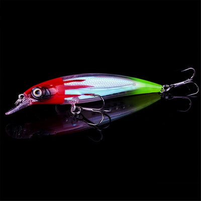 1pcs Fishing Lures 3D Eyes Floating Laser Minnow Hard Aritificial Wobblers Crankbait Plastic Baits Pesca Isca 11cm 13.5g