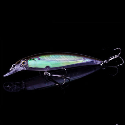 1pcs Fishing Lures 3D Eyes Floating Laser Minnow Hard Aritificial Wobblers Crankbait Plastic Baits Pesca Isca 11cm 13.5g